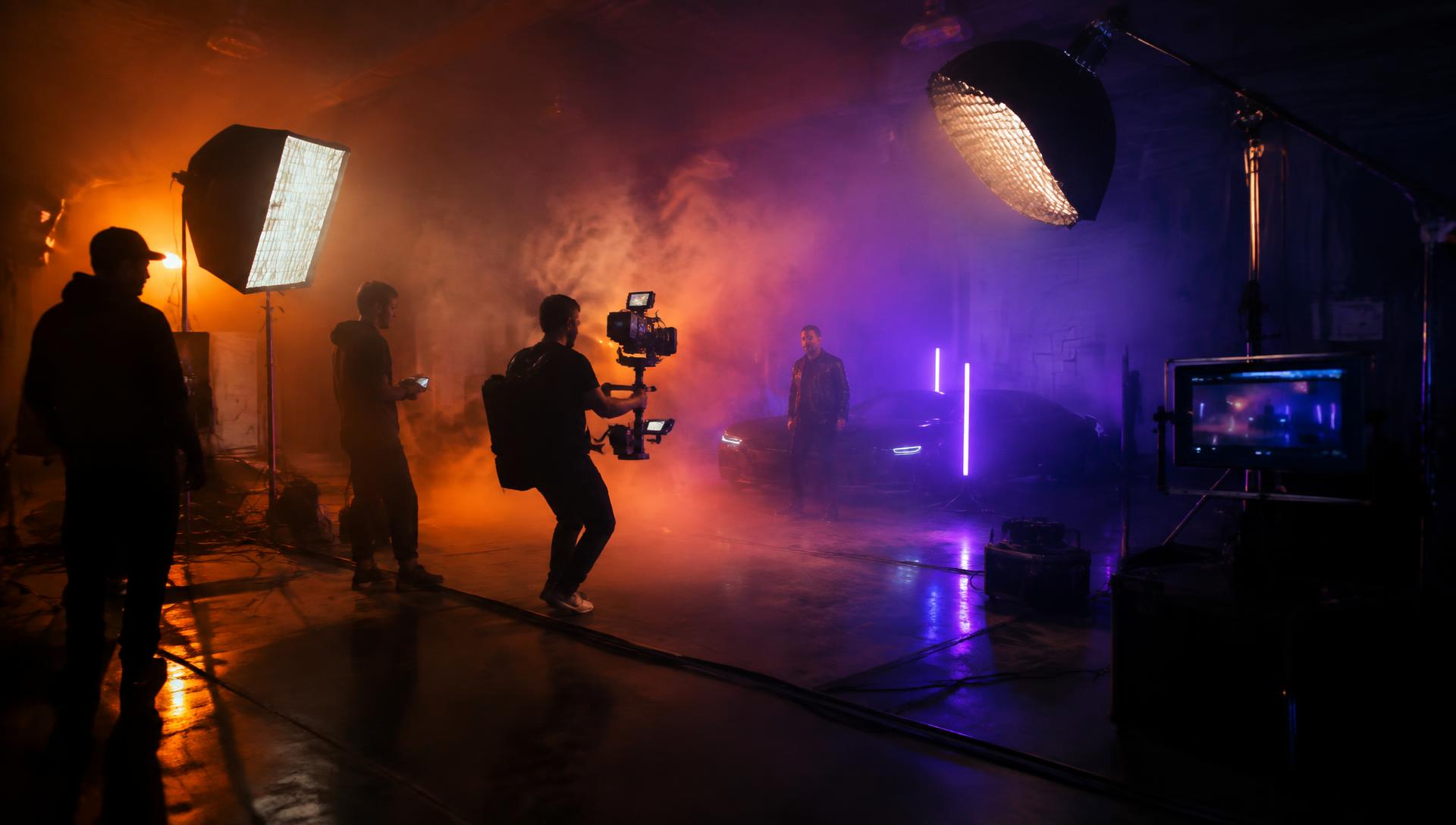 Set de producción audiovisual